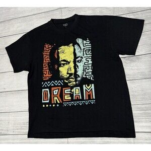 Martin Luther King Jr Graphic T Shirt MLK Jr Brisco Brand Size Large